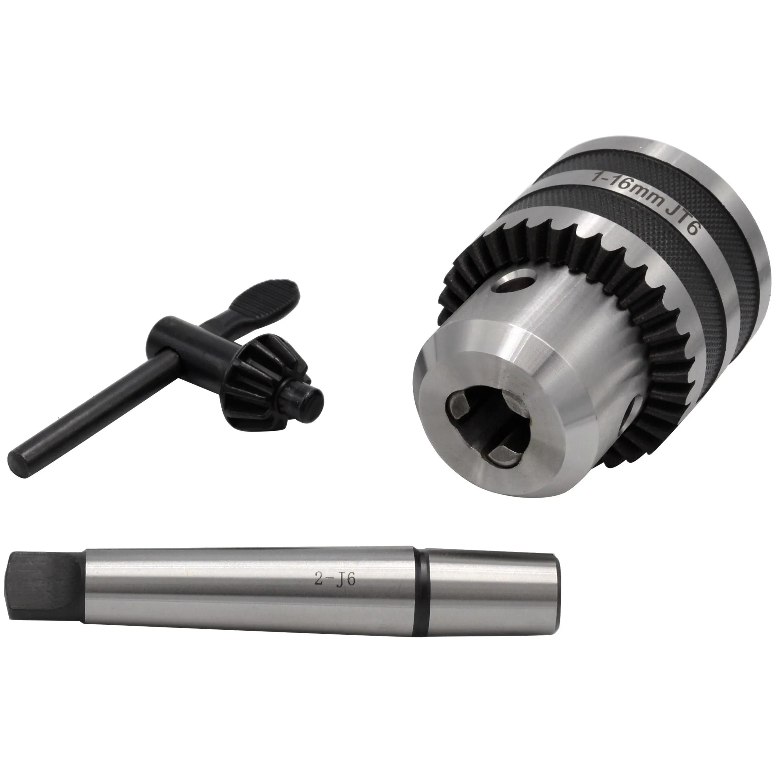 1-16mm Key Drill Chuck includes JT6 MT2 Arbor