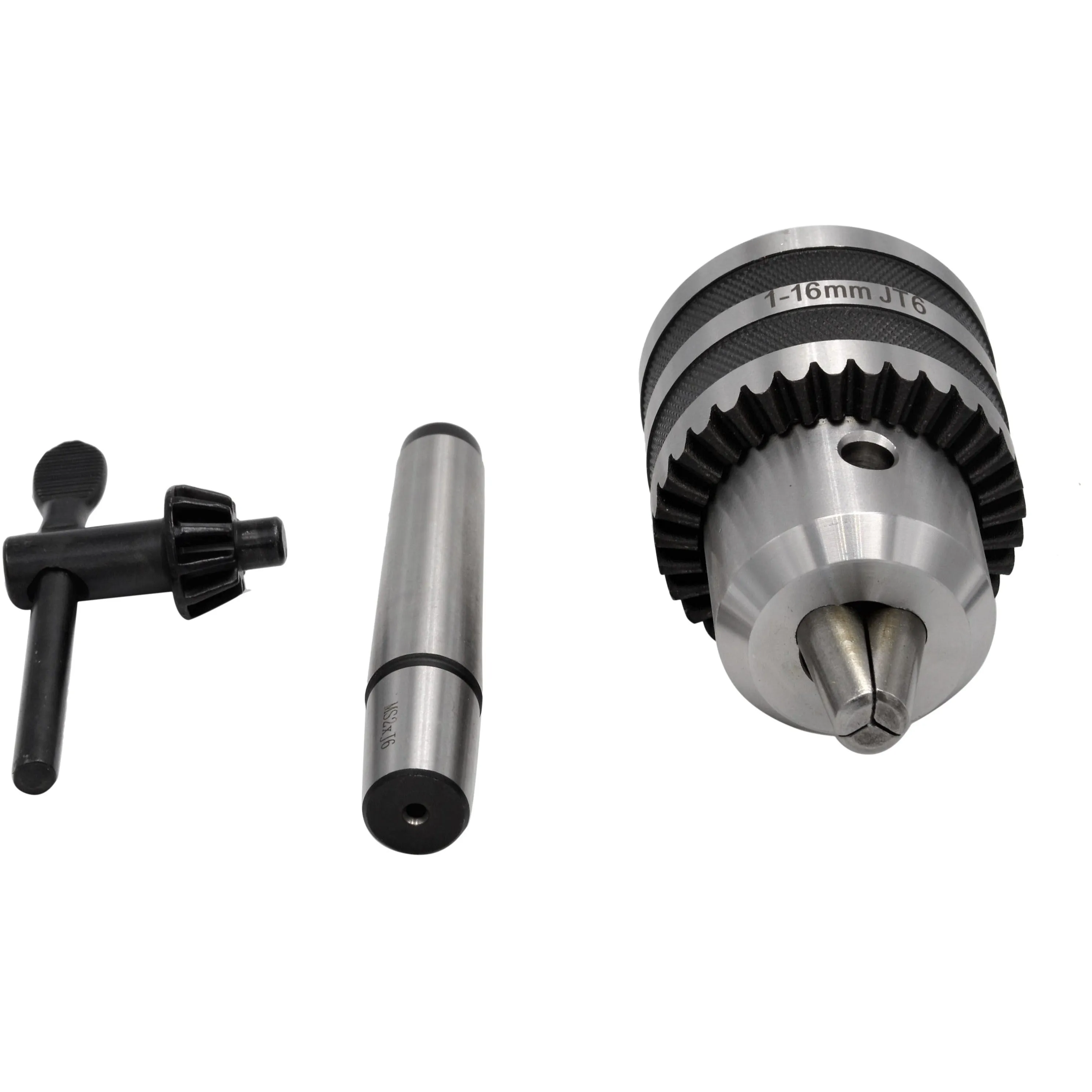 1-16mm Key Drill Chuck includes JT6 MT2 M10 Drawbar Arbor