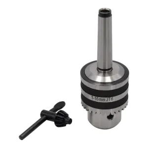 1-16mm Key Drill Chuck includes JT6 MT2 M10 Drawbar Arbor