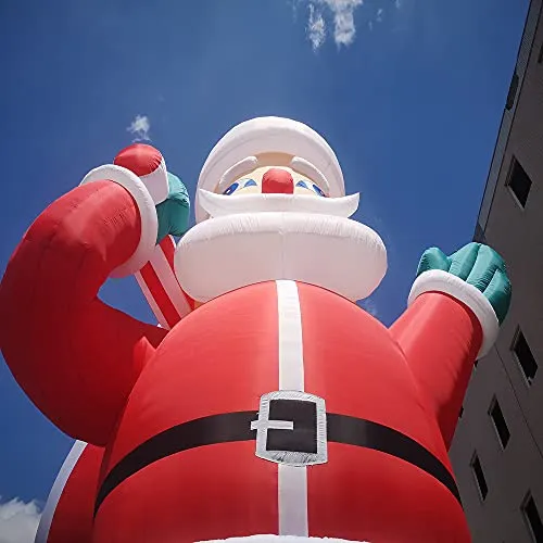 26Ft Giant Christmas Inflatables, Inflatable Santa Claus with Blower Christmas Decorations Outdoor Yard Outdoor Christmas Decorations for Holiday/Party/Christmas/Garden