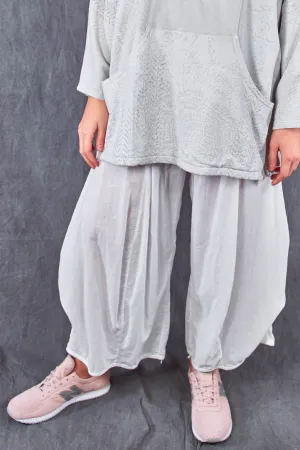 3243 Lawn Billow Pant-White-U