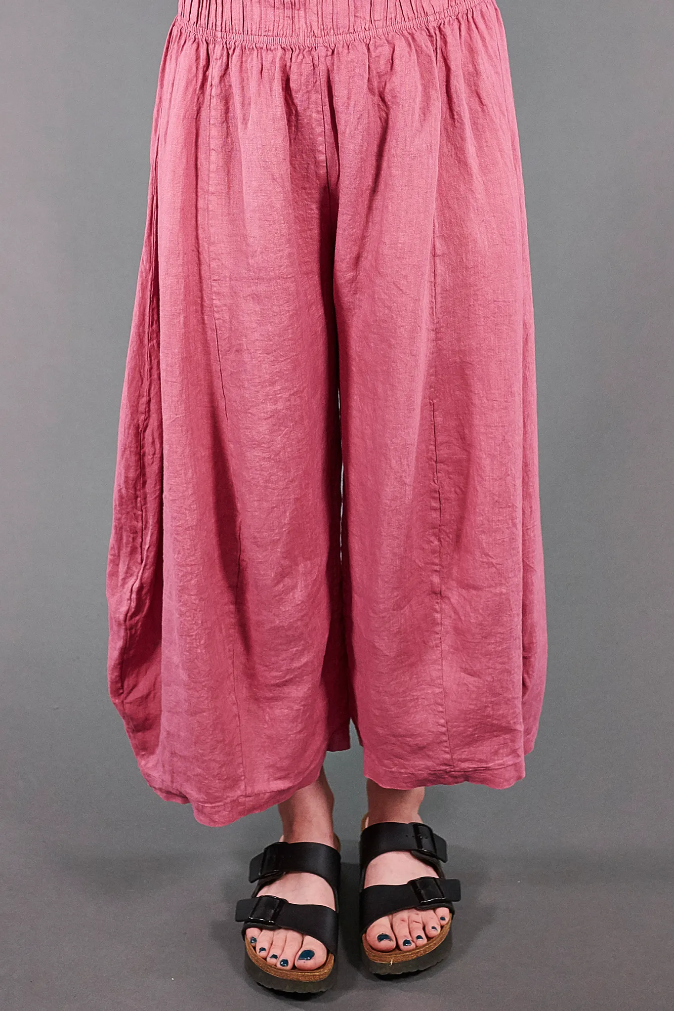 3296 Crop Linen Billow-Bloom-U