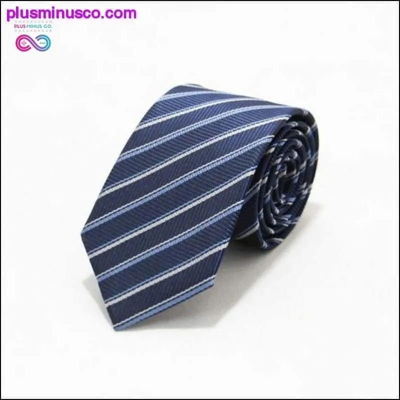 46 Color Sale 7CM Men Ties Polyester Stain Stripes Polka