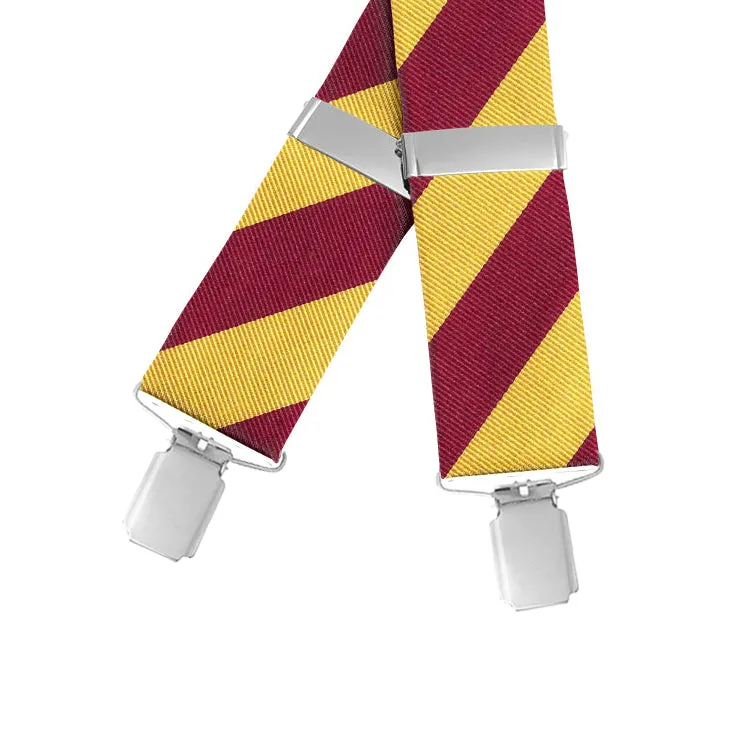 Academy Gold/Maroon - Braces/Suspenders