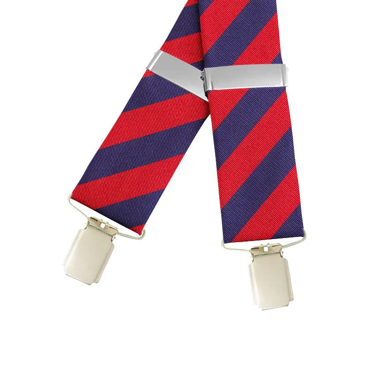 Academy Navy/Red - Braces/Suspenders