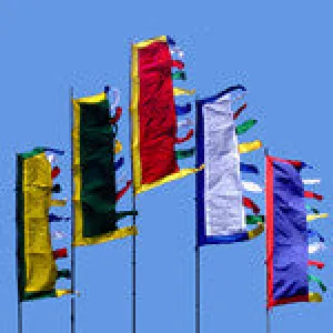 ALL FIVE Vertical Prayer Flags