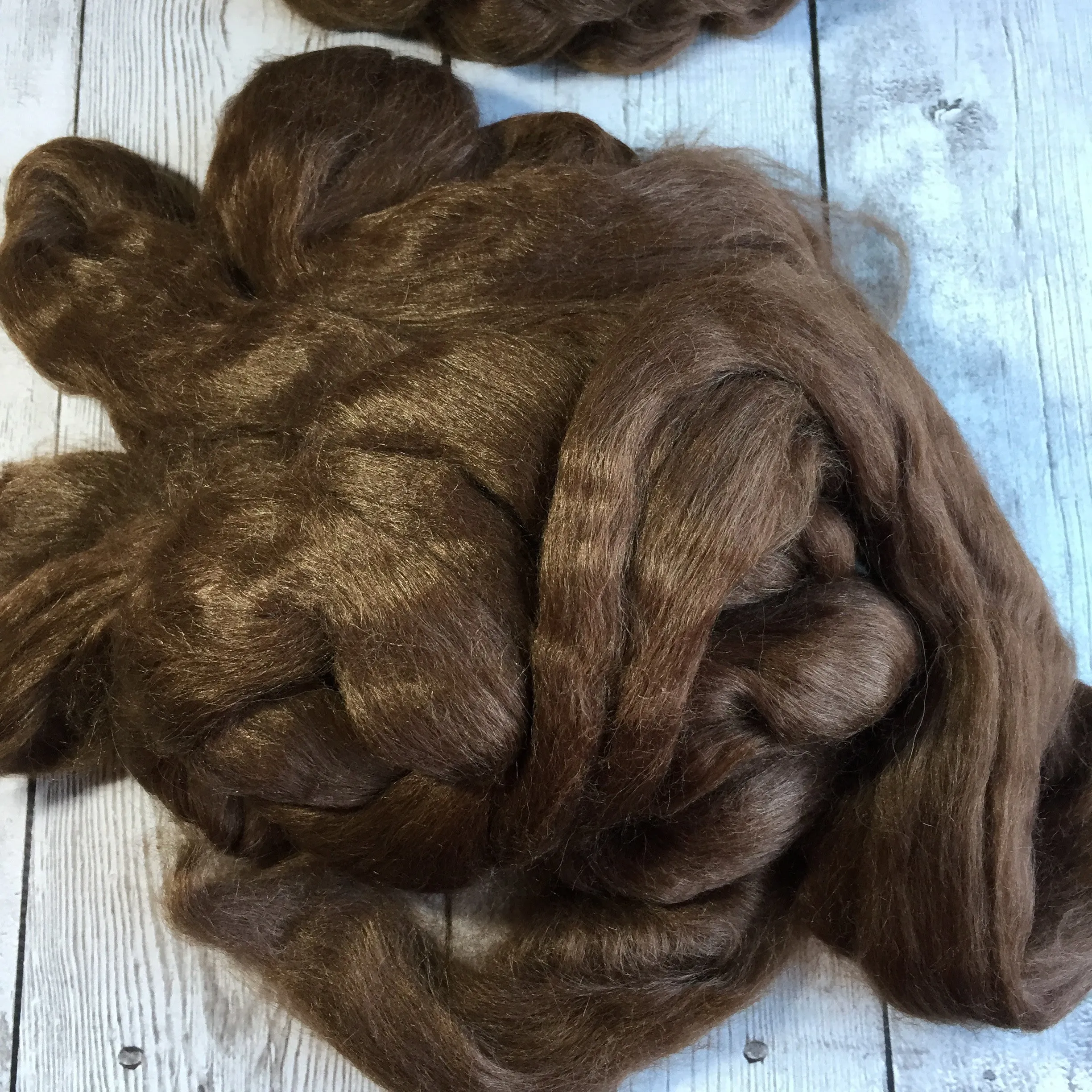 Alpaca/Silk (70/30) - BROWN - 2 or 4 oz