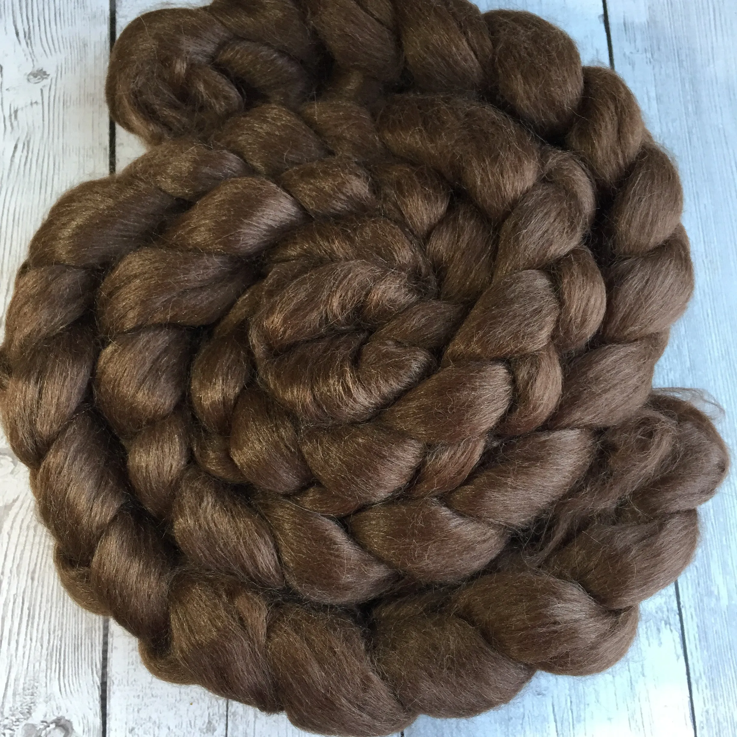 Alpaca/Silk (70/30) - BROWN - 2 or 4 oz