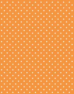 a|s cardstock - petite polka dot orange