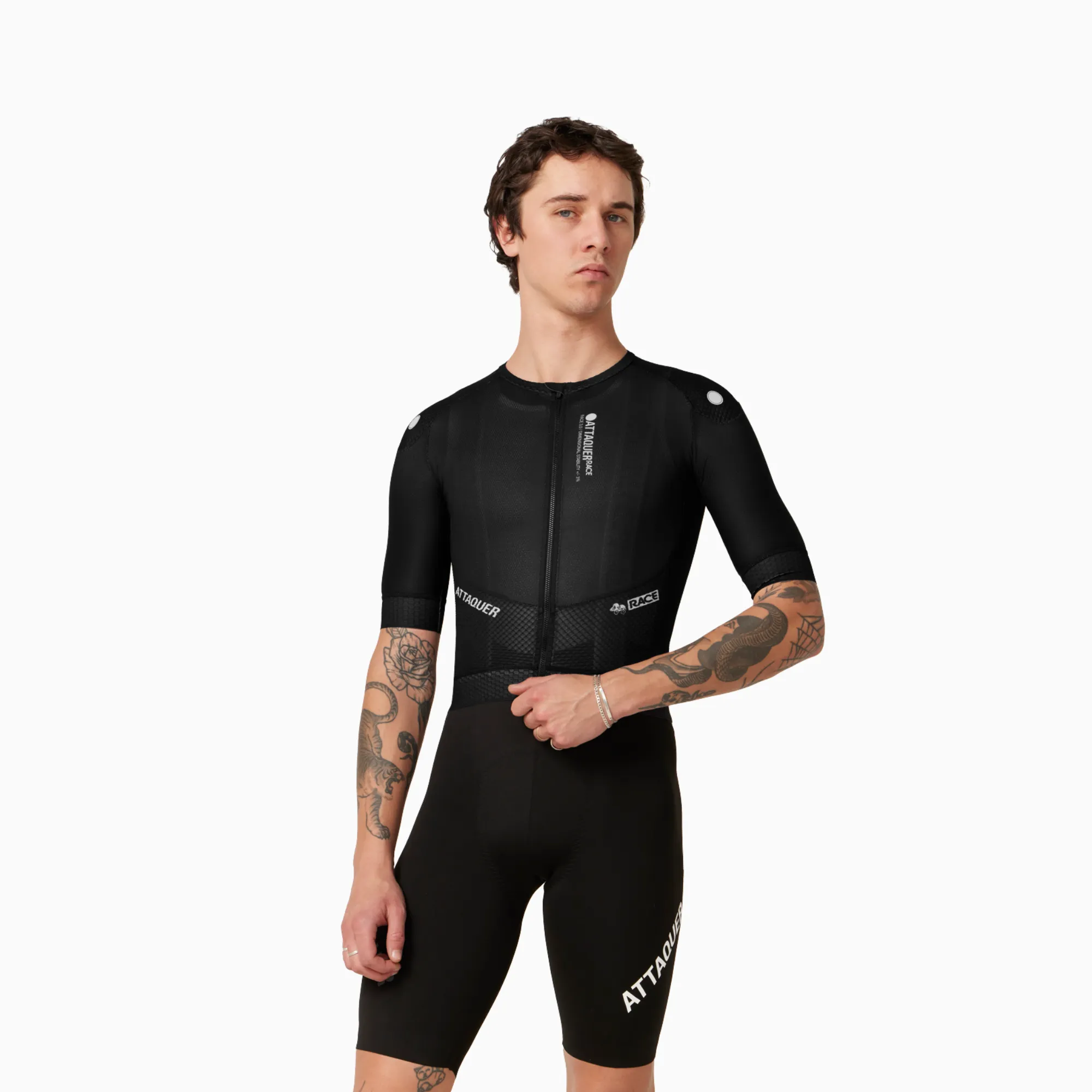 Attaquer Race Jersey -  Black