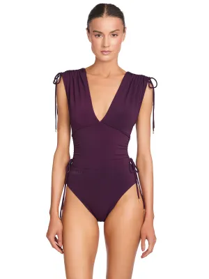 Aubrey V Plunge One Piece ::RET