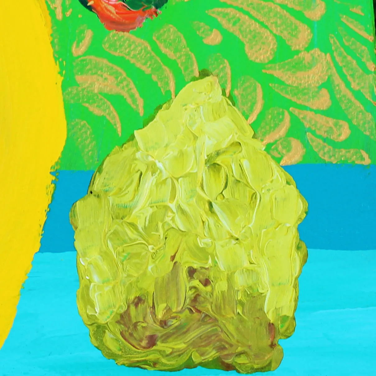 August Poppy & Peridot Fine Art Print