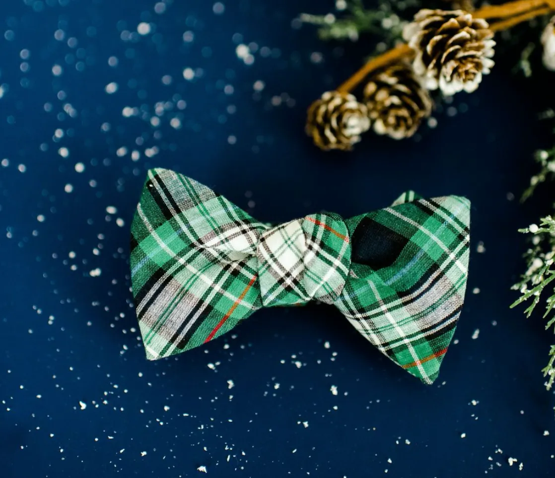 Balsam Plaid Bow Tie