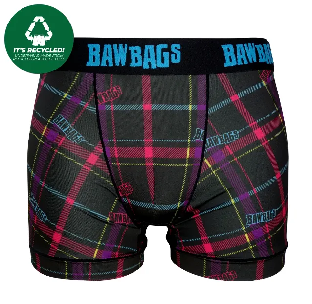Bawbags Techno Tartan Boxers