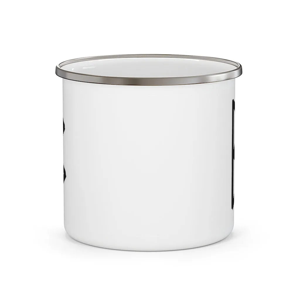 Berkana (Birch Tree) Viking Rune Enamel Camping Mug