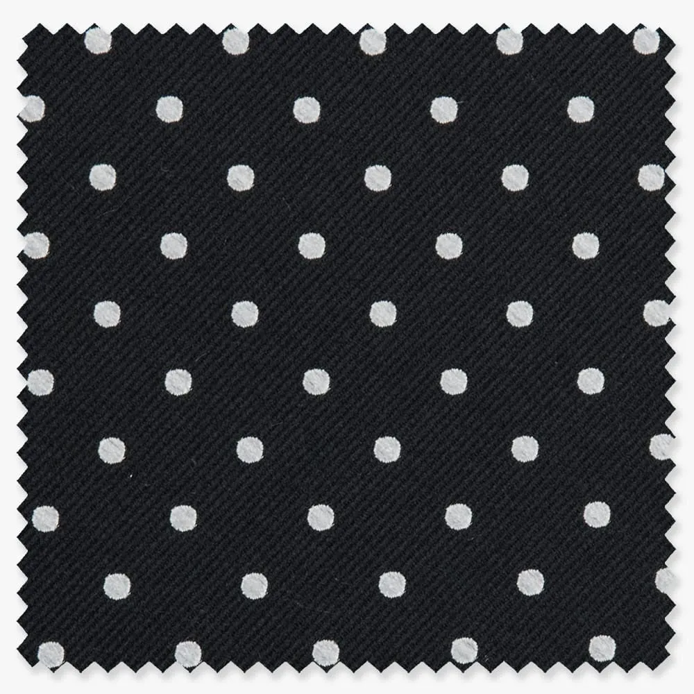 Black Twill Dot