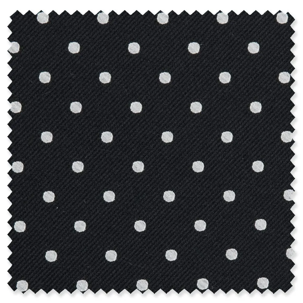 Black Twill Dot