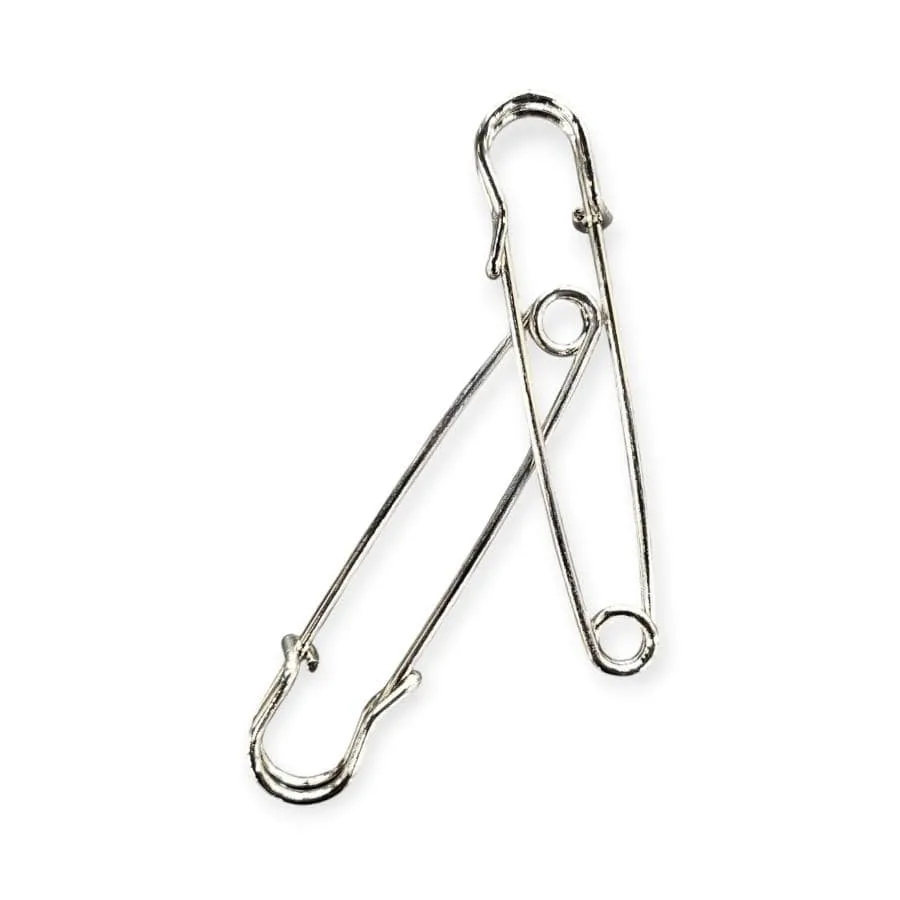 Blanket Pins Nickle 2pc