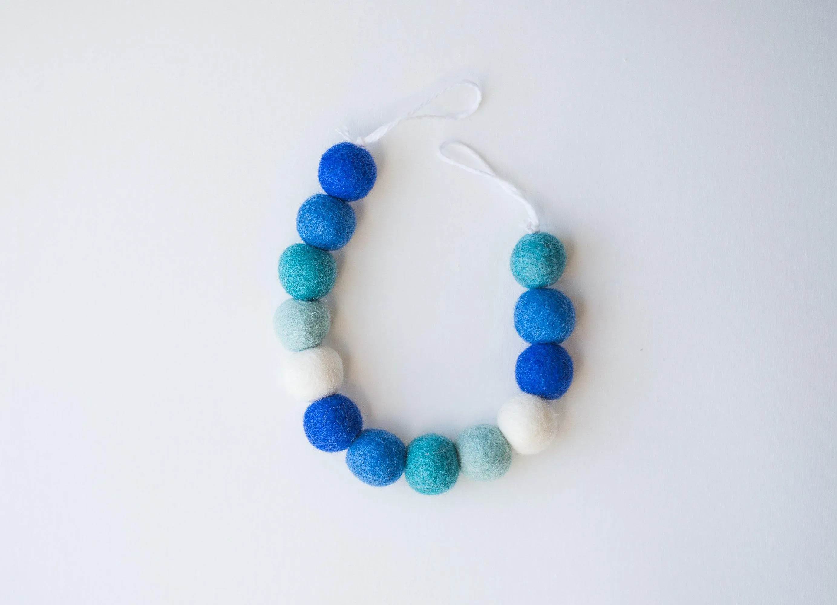 Blue Ombre Curtain Ties