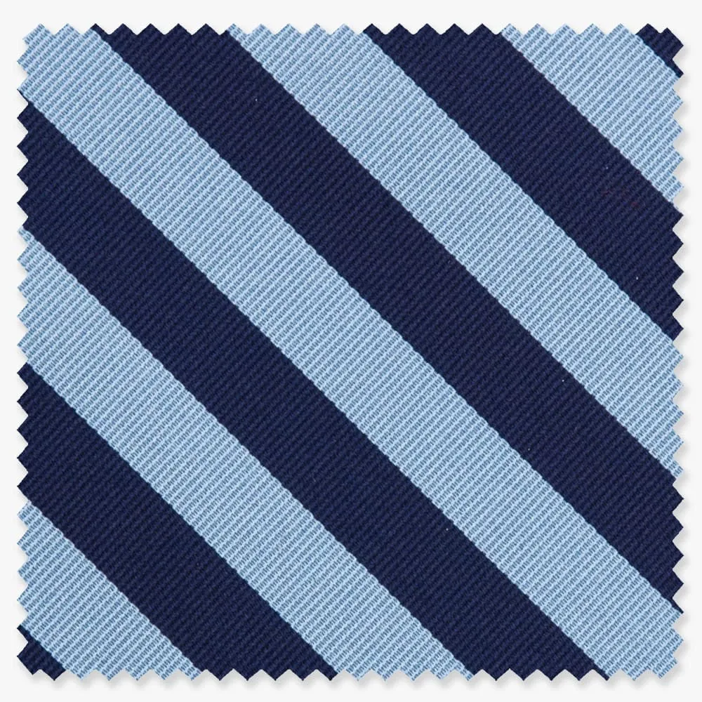 Blue Repp Stripe