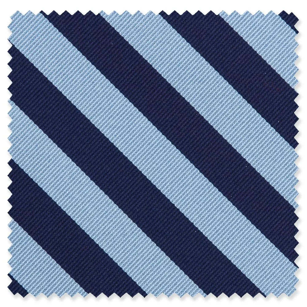 Blue Repp Stripe