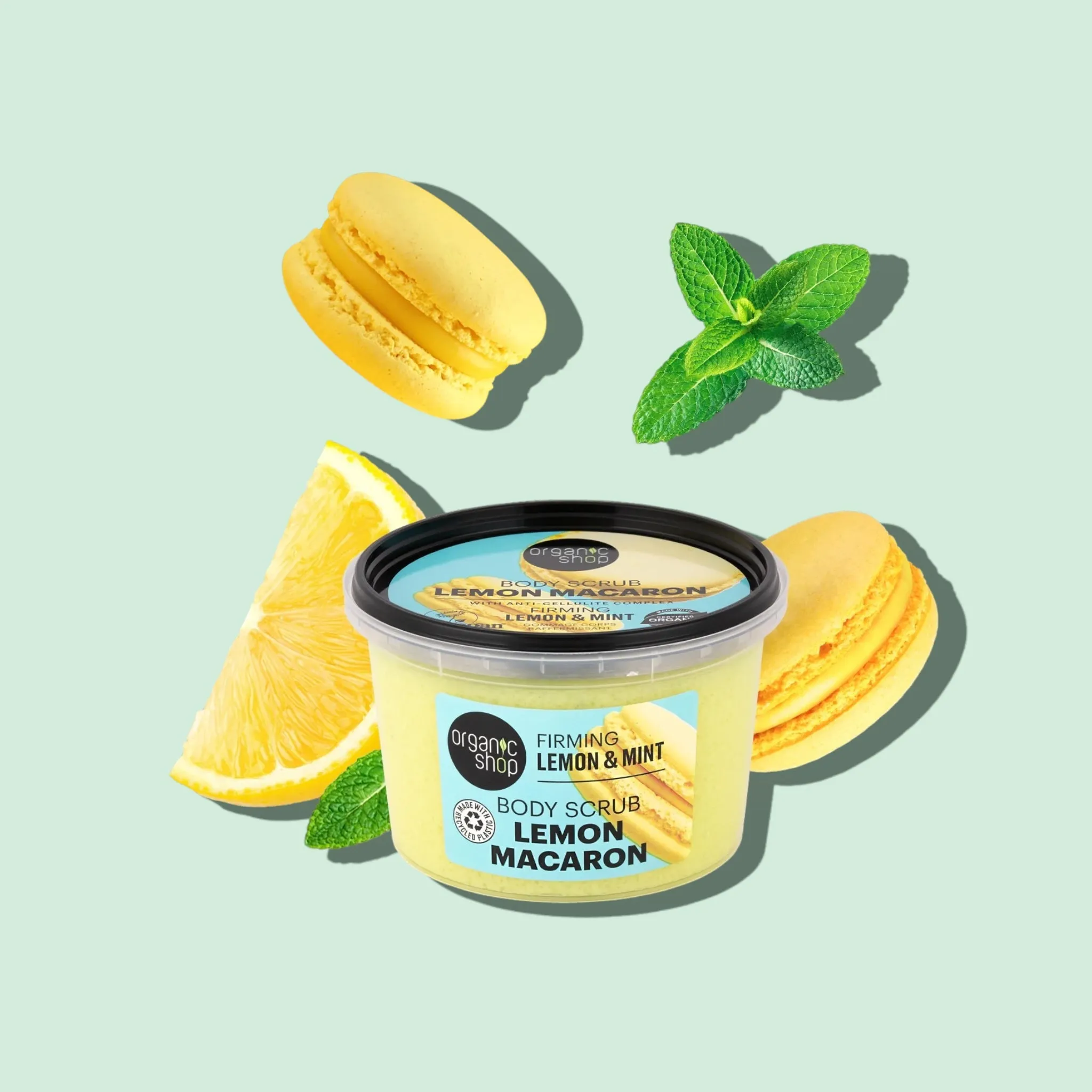 Body Scrub | Firming Lemon Macaron & Mint