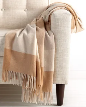 Box Plaid Cashmere Blanket