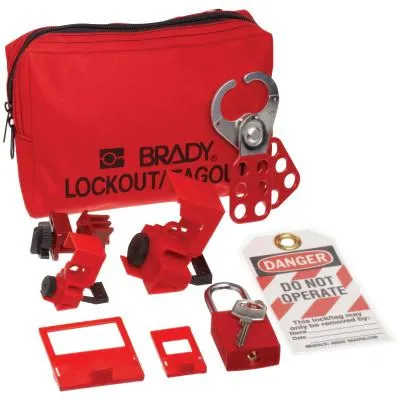 Brady® Breaker Lockouts, Red, 105967