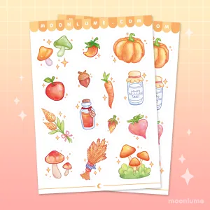 Breath of the Wild: Cooking time! - matte vinyl sticker sheet