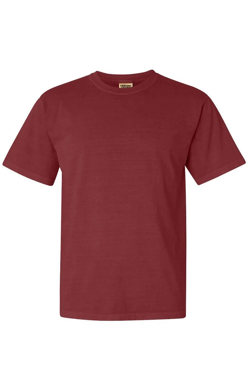 Brown Checkered Coffee Weather Comfort Colors Adult Ring-Spun Cotton Tee