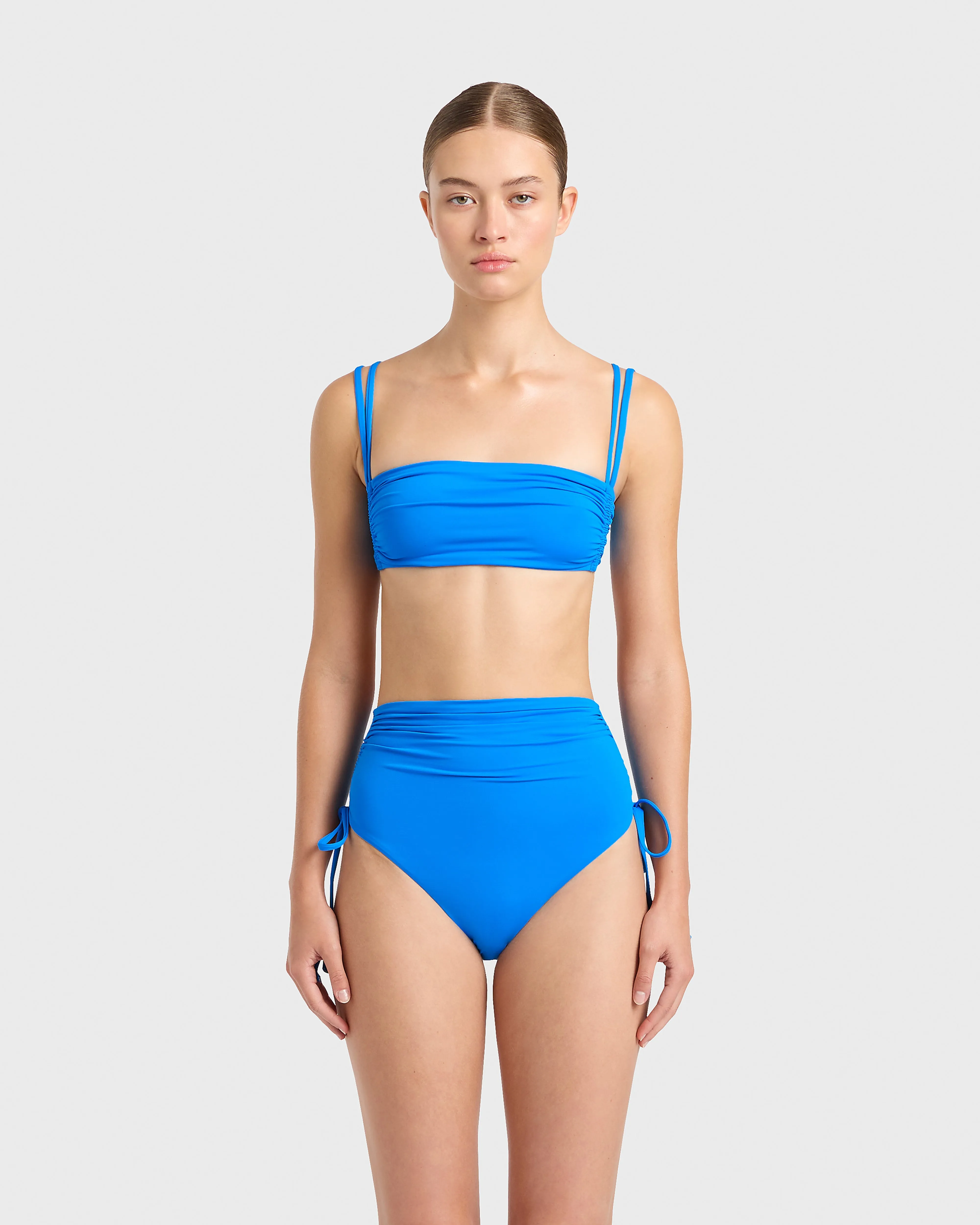 Brynn Bikini Bottom - Cyan