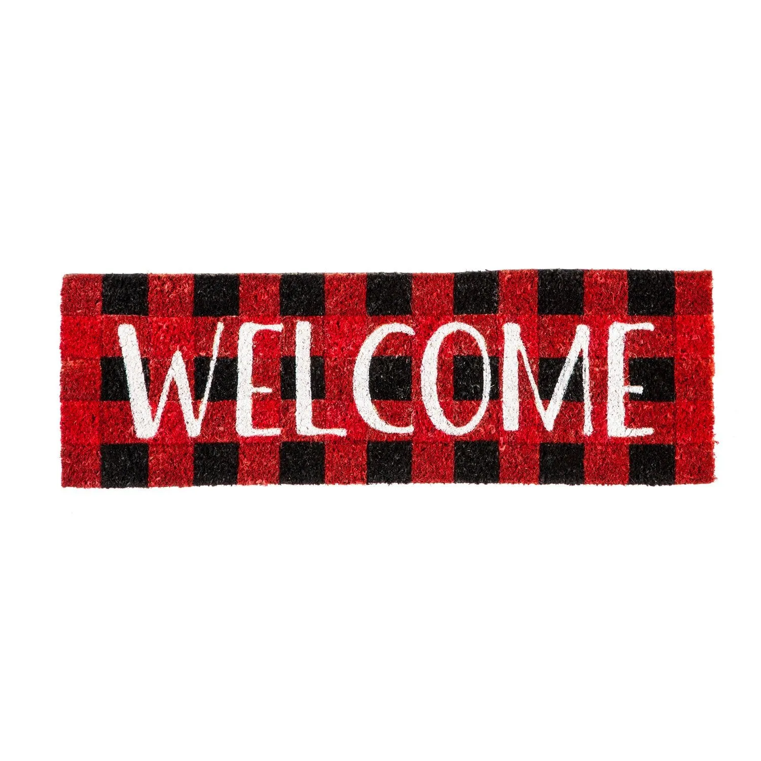 Buffalo Plaid Welcome Kensington Switch Mat,2rms494
