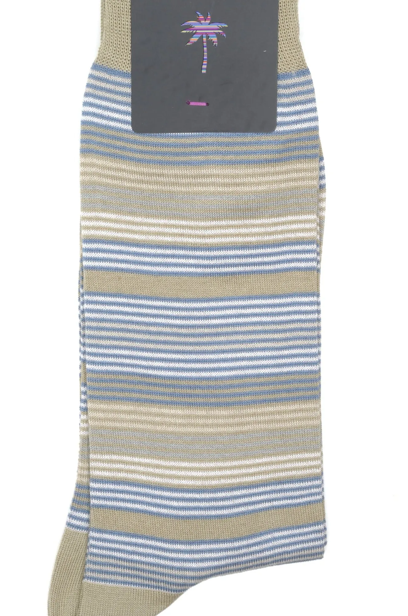 Bugatchi Multitrack Striped Socks