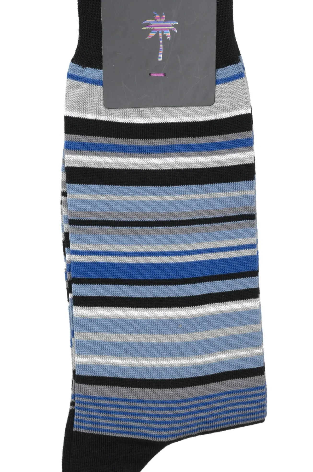 Bugatchi Multitrack Striped Socks