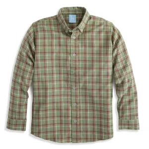 Buttondown Shirt -- Hunter Plaid