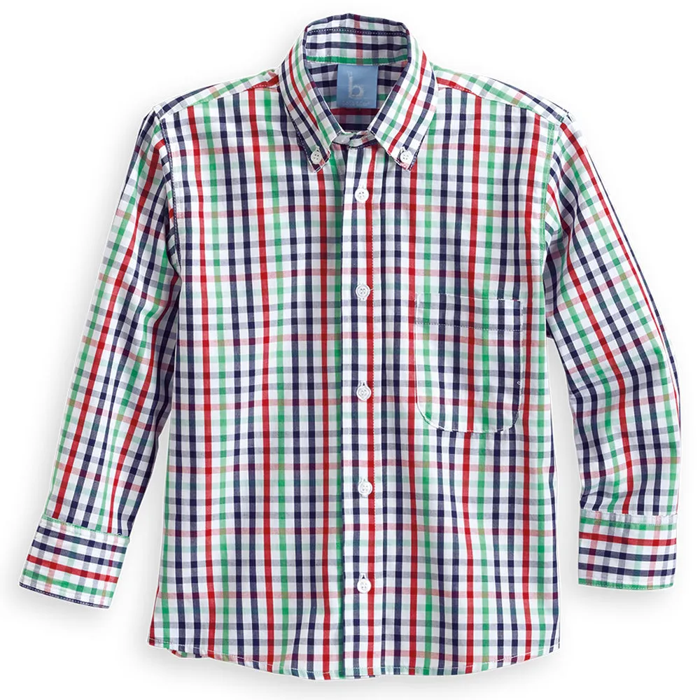 Buttondown Shirt -- Reagan Plaid