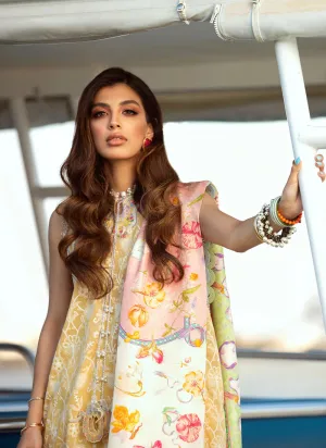 Capri Lemon | Farah Talib Aziz ILO ILO Luxury Lawn Collection 2022 | Unstitched Embroidered Lawn Suits