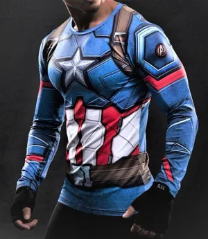 CAPTAIN AMERICA Gym Shirt
