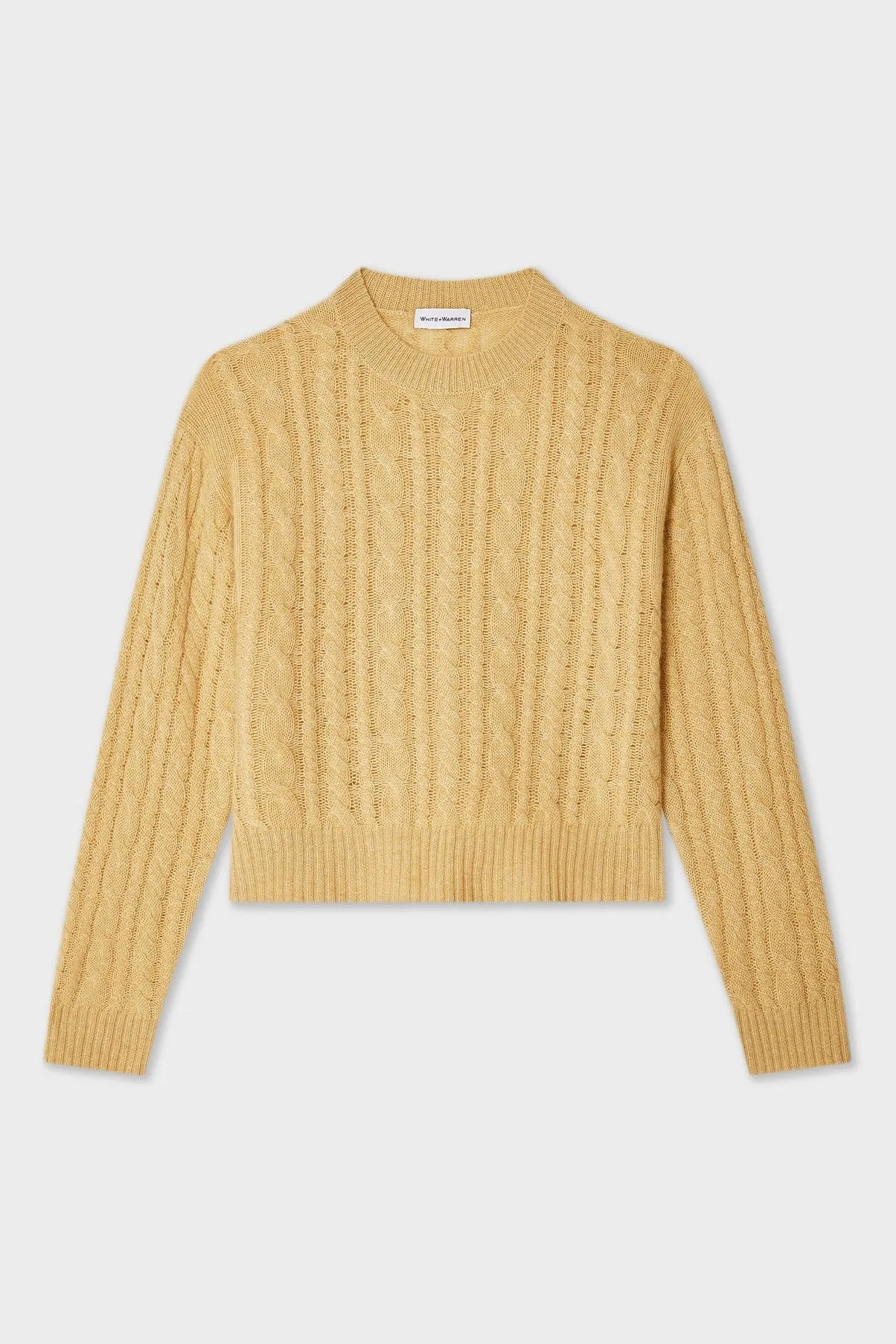 Cashmere Cable Crewneck