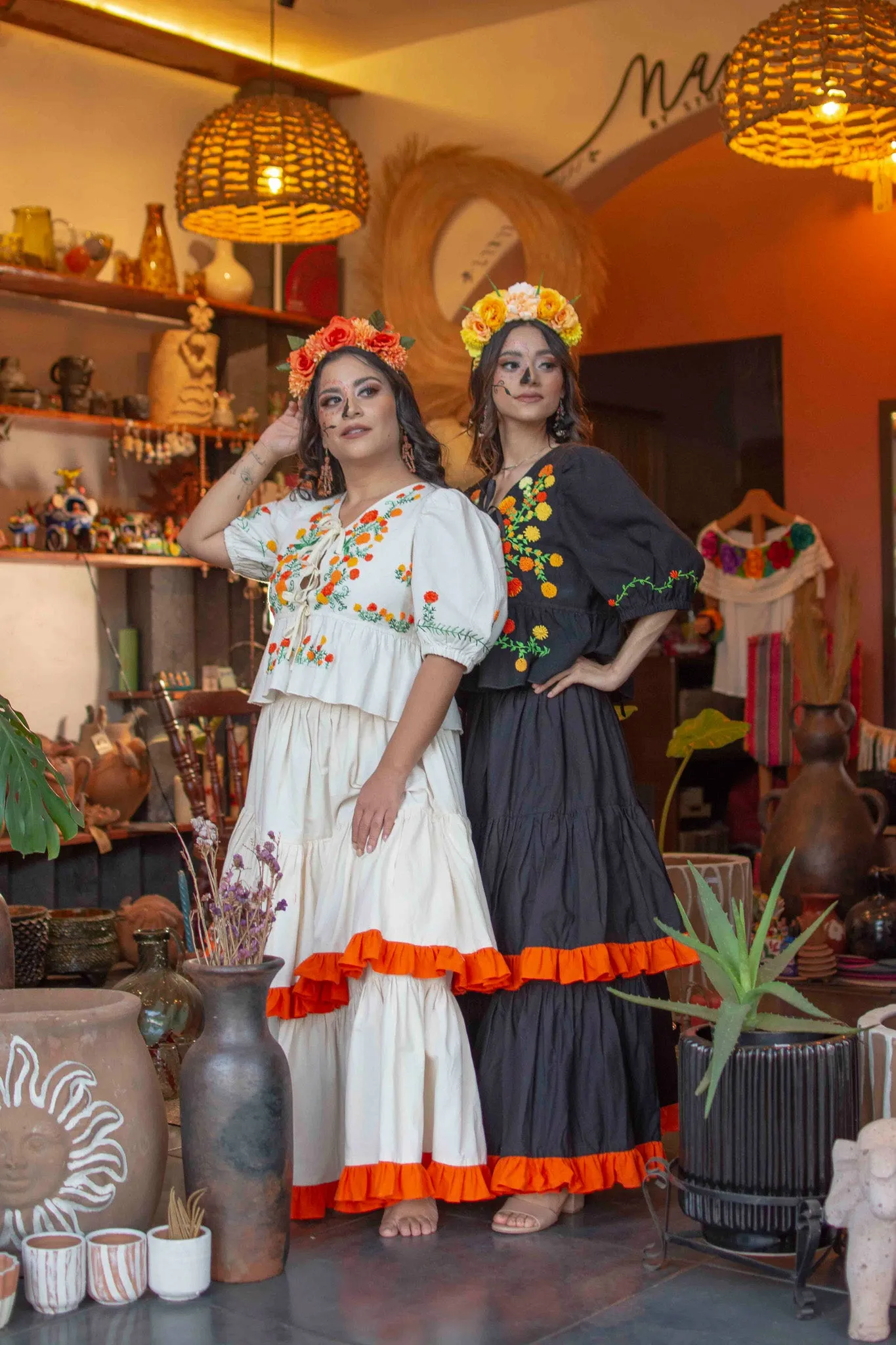 Cempasúchil Skirt