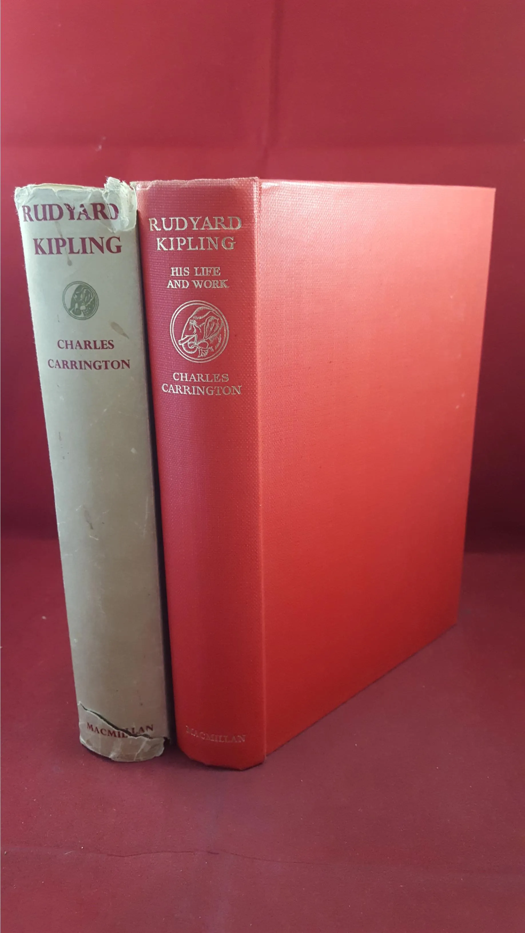 Charles Carrington - Rudyard Kipling His Life and Work, Macmillan, 1955, First Edition