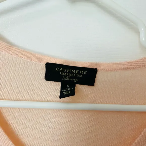 Charter Club Luxury Pure Cashmere V-neck Sweater