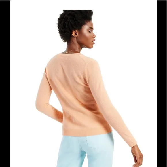 Charter Club Luxury Pure Cashmere V-neck Sweater