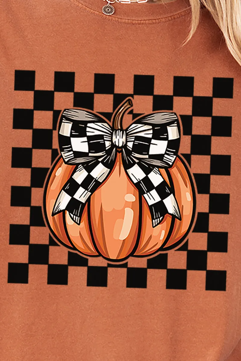 Check It Out Coquette Pumpkin Comfort Colors Adult Ring-Spun Cotton Tee