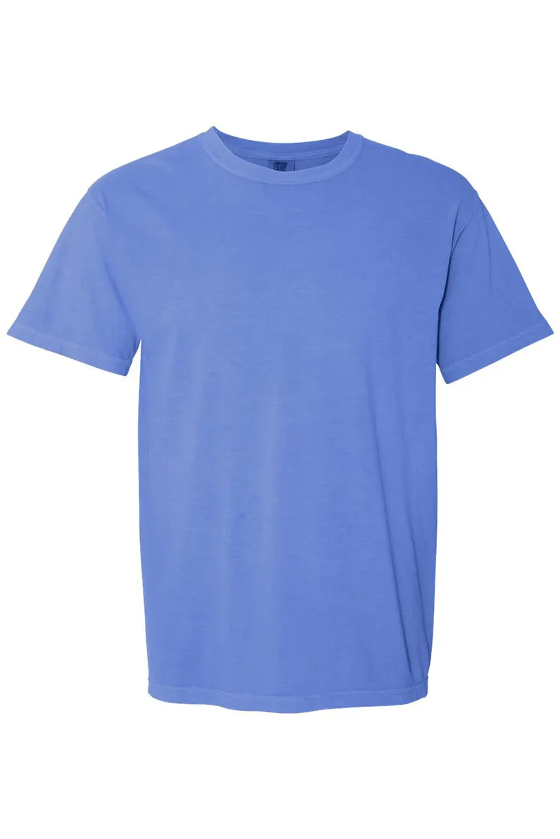 Checkered Bow Auntie Comfort Colors Adult Ring-Spun Cotton Tee