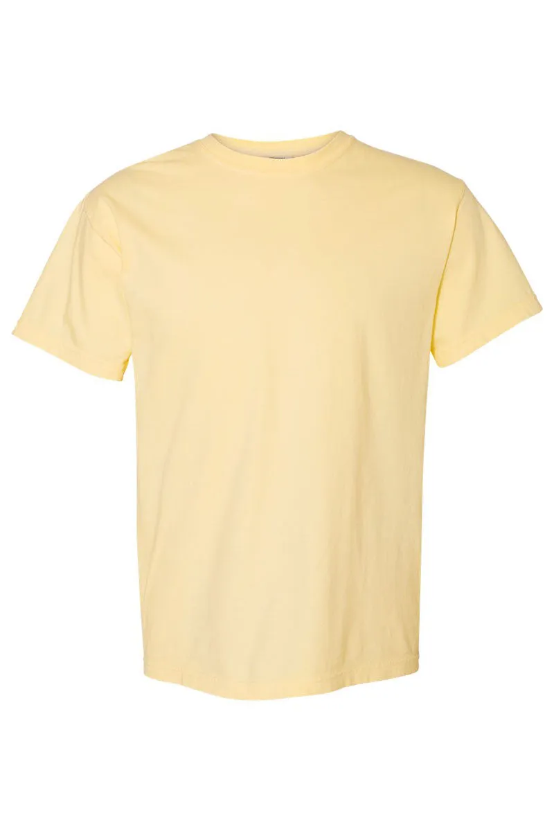 Checkered Happy Florals Comfort Colors Adult Ring-Spun Cotton Tee