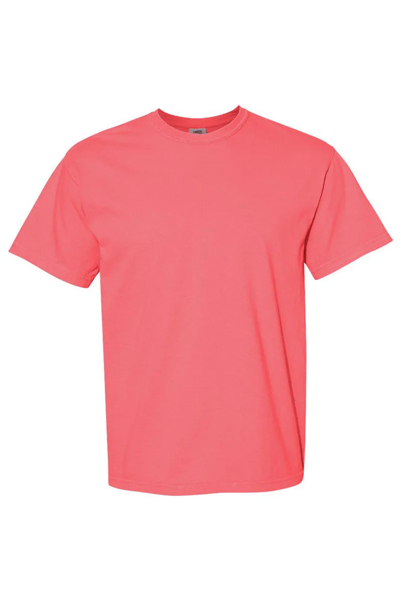 Checkered Happy Florals Comfort Colors Adult Ring-Spun Cotton Tee