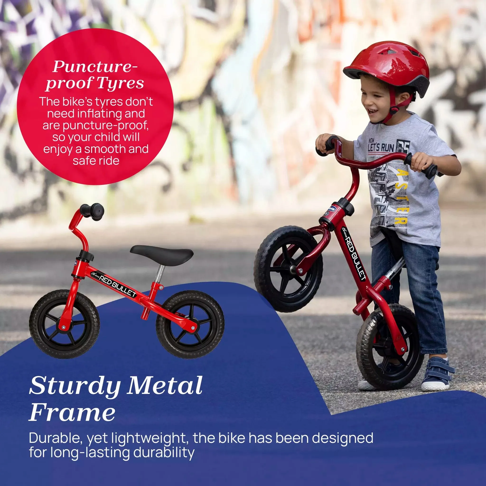 Chicco Toy Balance Bike - Red Bullet