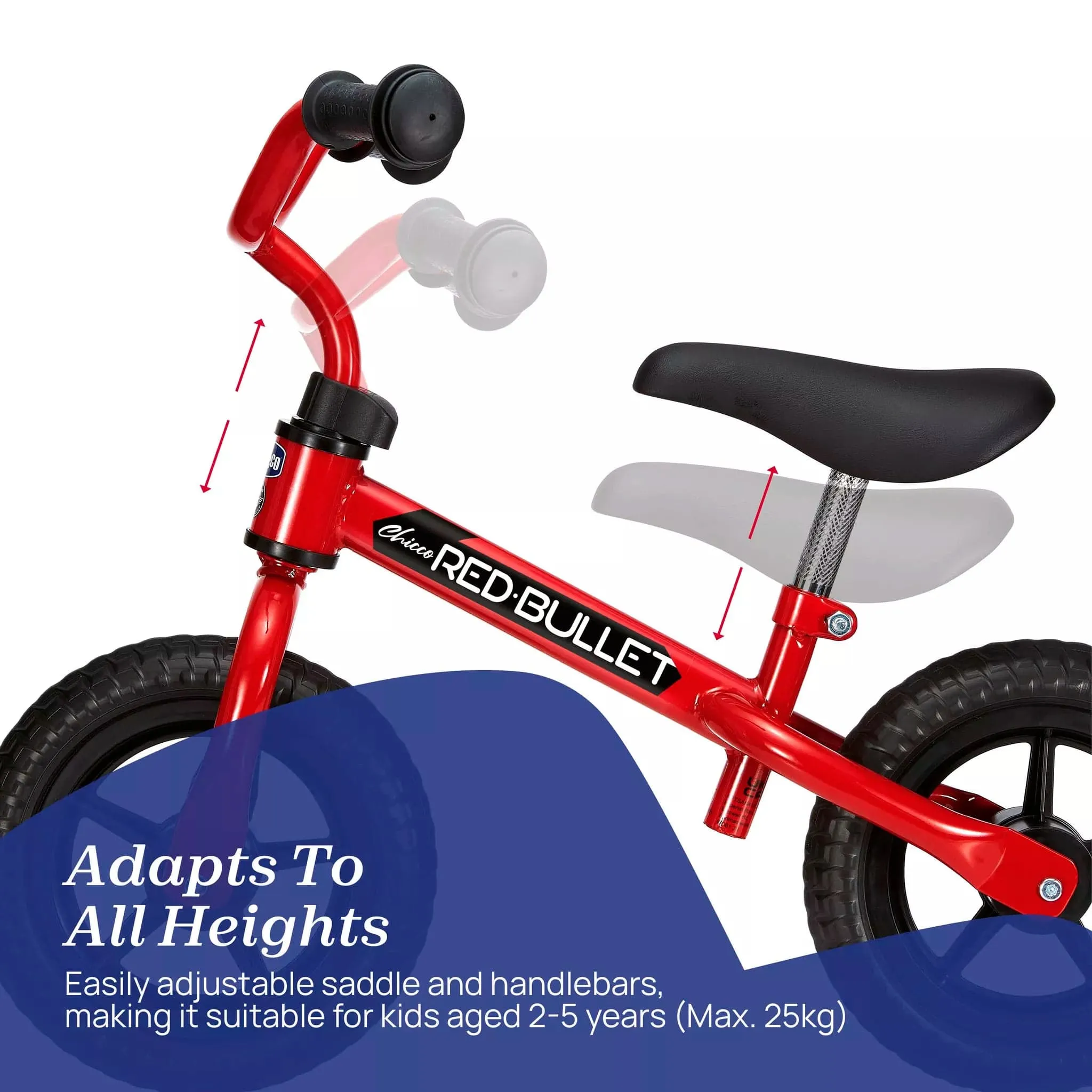 Chicco Toy Balance Bike - Red Bullet