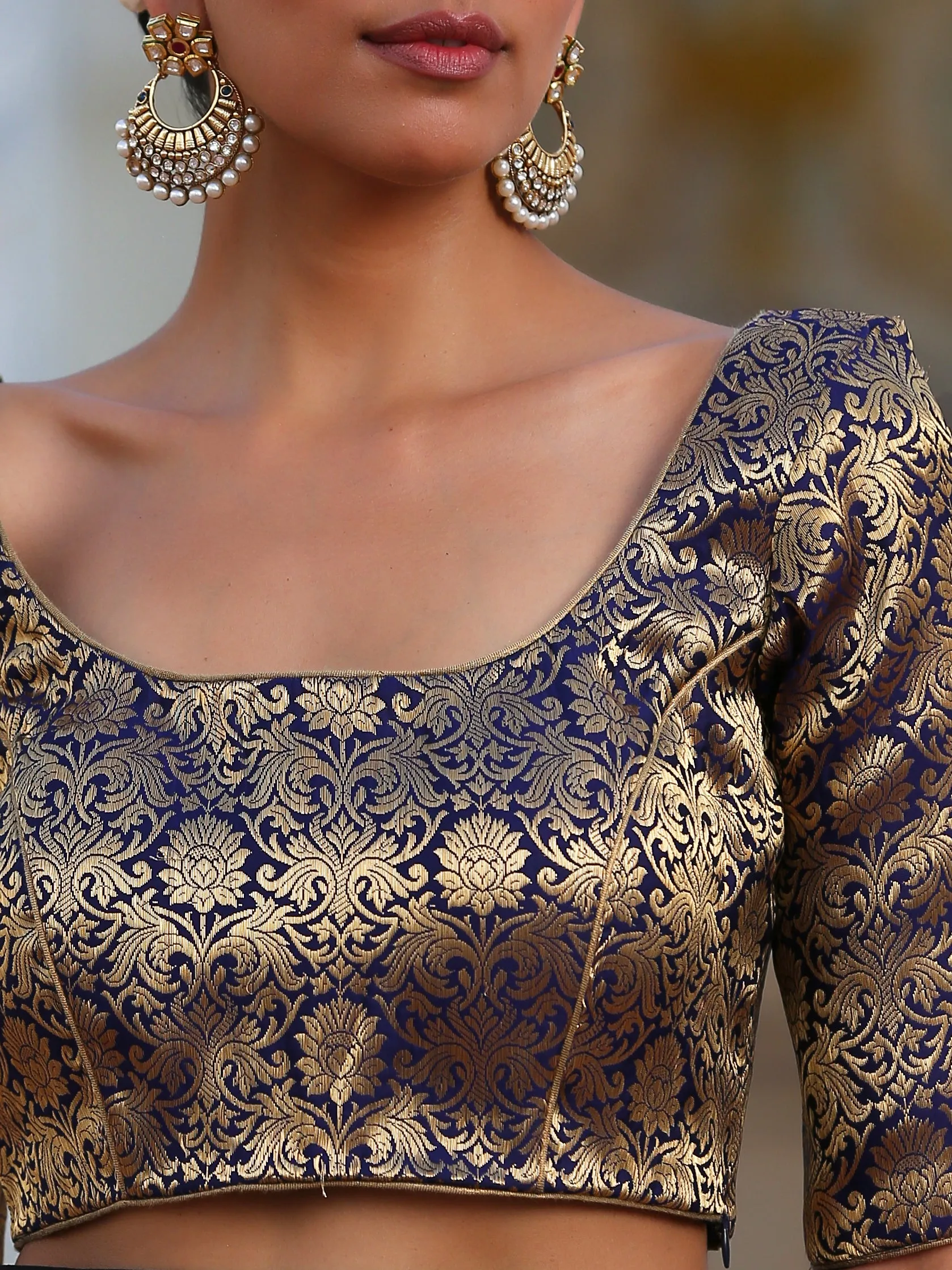 Cleopatra Brocade Blouse